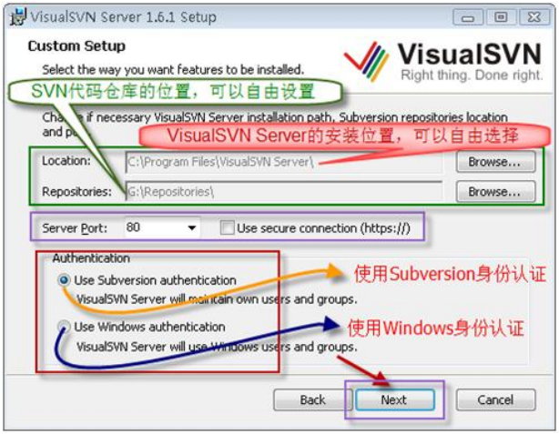 VisualSVN Server 的安装