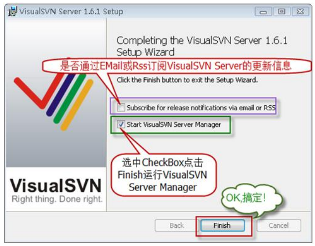 VisualSVN Server 的安装