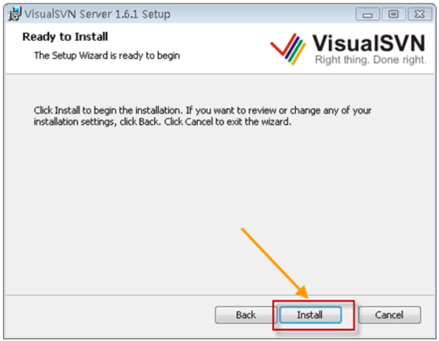 VisualSVN Server 的安装
