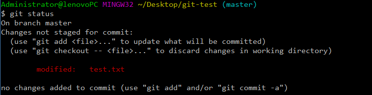 Git撤销之从工作目录撤销