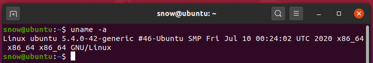 Ubuntu20 获取版本信息