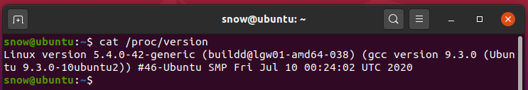 Ubuntu20 获取版本信息