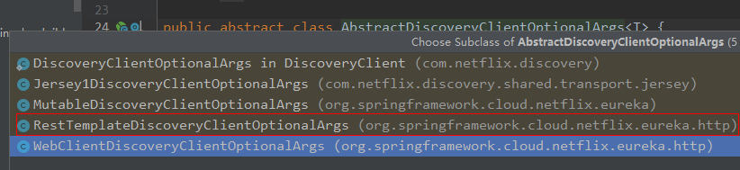 No qualifying bean of type 'com.netflix.discovery.AbstractDiscoveryClientOptionalArgs<?>' available