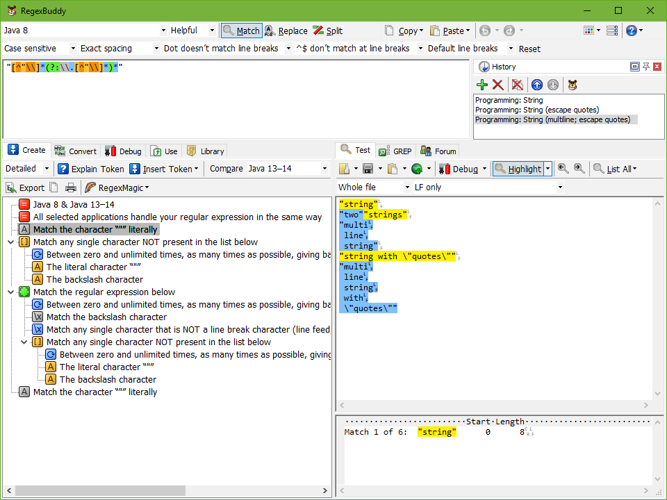 最好用的正则表达式工具RegexBuddy