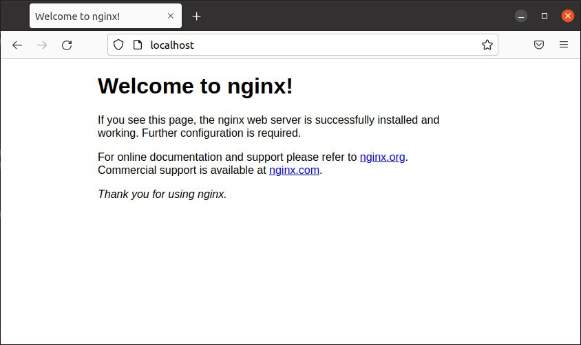 Ubuntu21.10源码安装Nginx