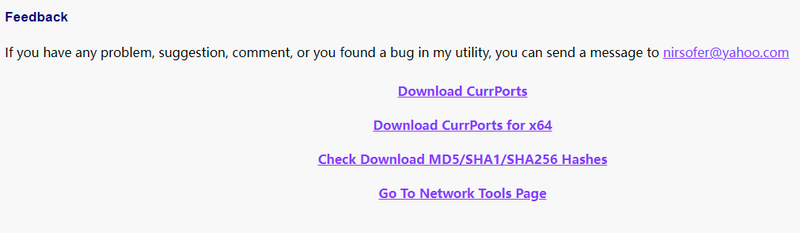 监控打开的 TCP_IP 网络端口和连接工具CurrPorts