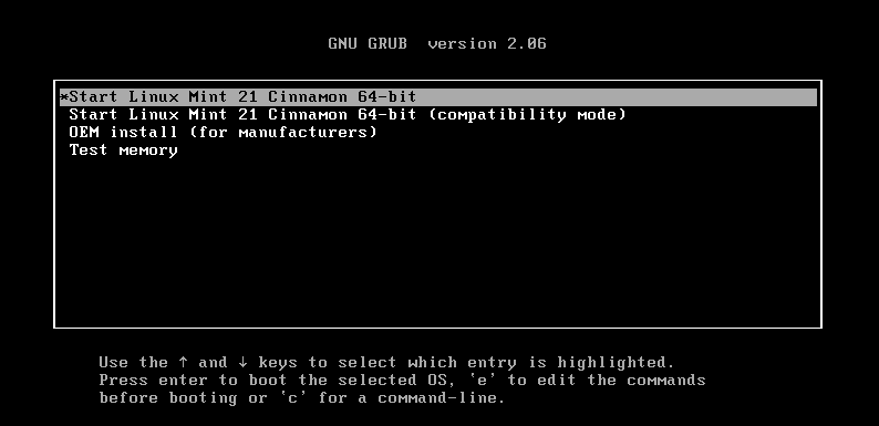 虚拟机 VMware 安装 Linux Mint 21 教程