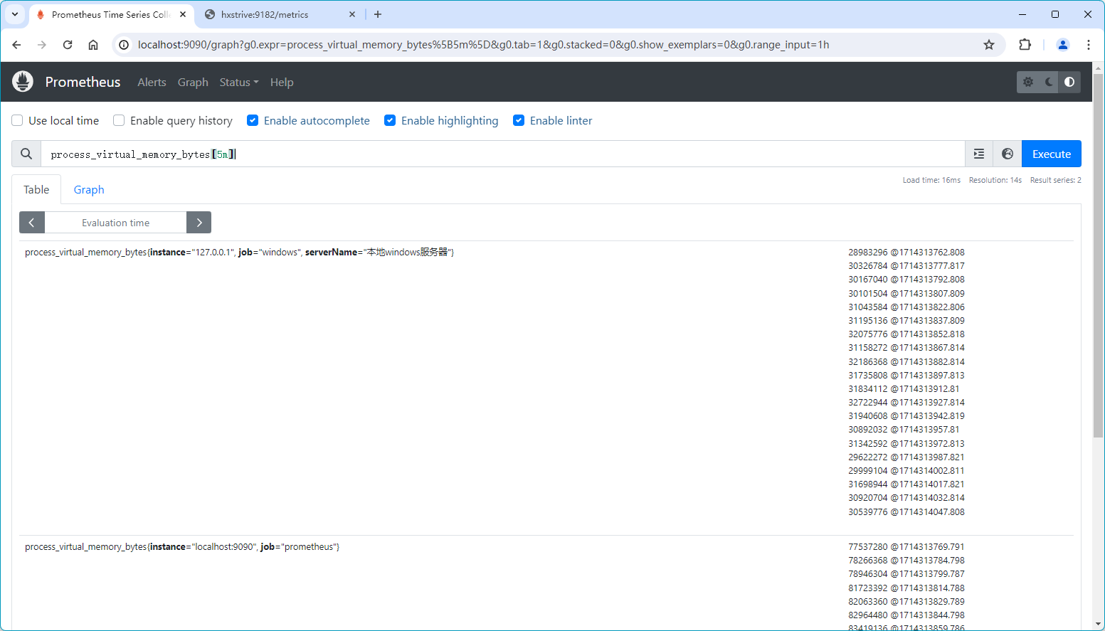 Prometheus 内置函数：deriv() 用于计算时间序列的导数，即变化率