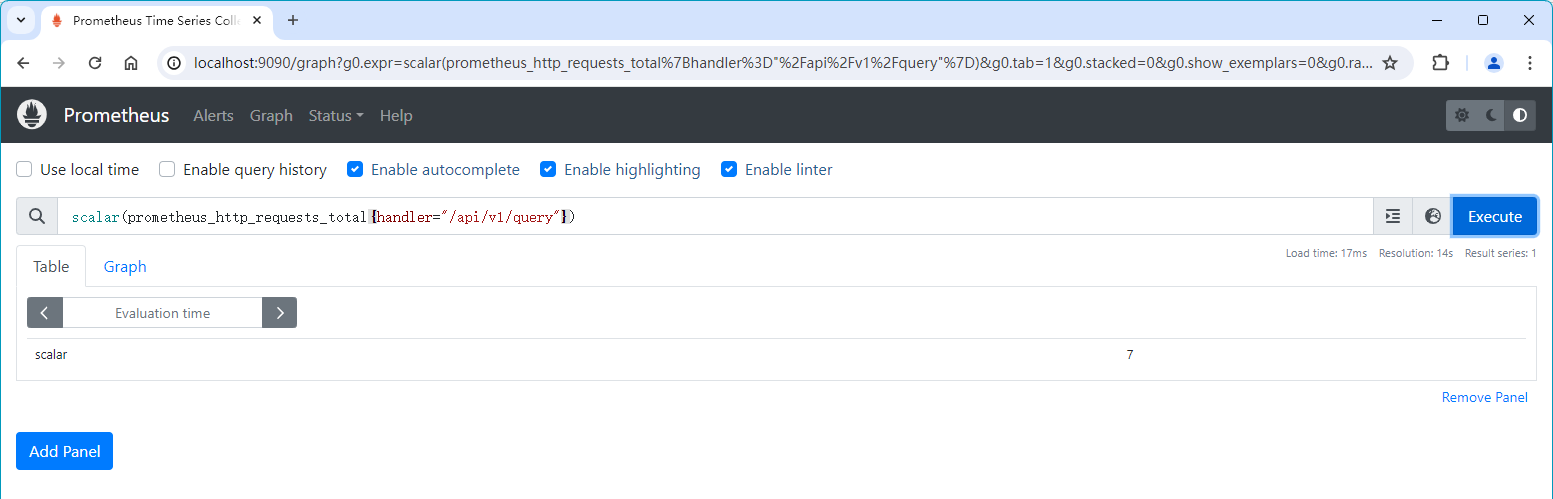 Prometheus 内置函数：scalar() 用于将向量转换为标量值