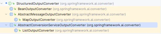 Spring AI 结构化输出转换器