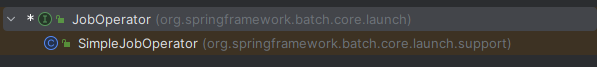 Spring Batch4 JobOperator 的使用