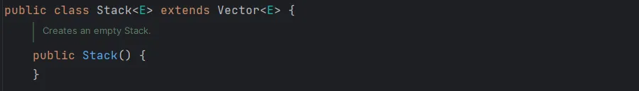 Java 集合：Stack（栈）