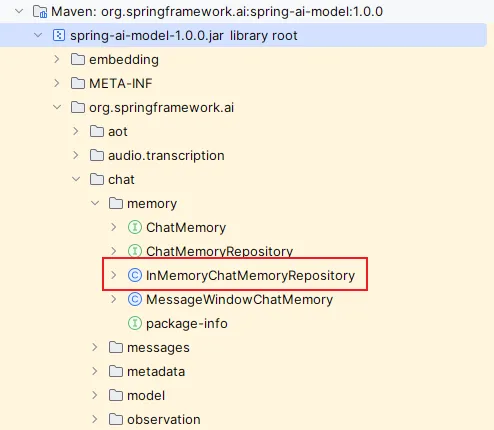 ChatMemoryRepository 接口