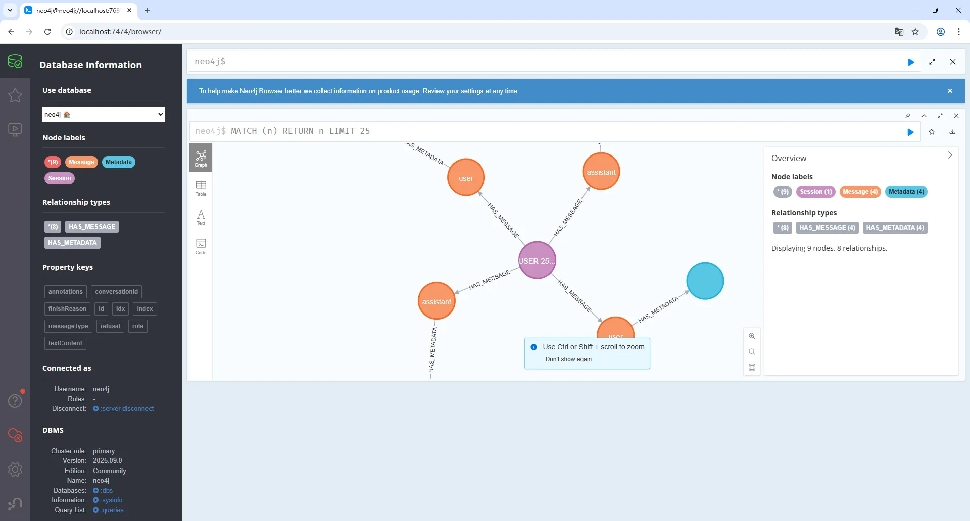 Neo4j 数据库(Neo4jChatMemoryRepository)