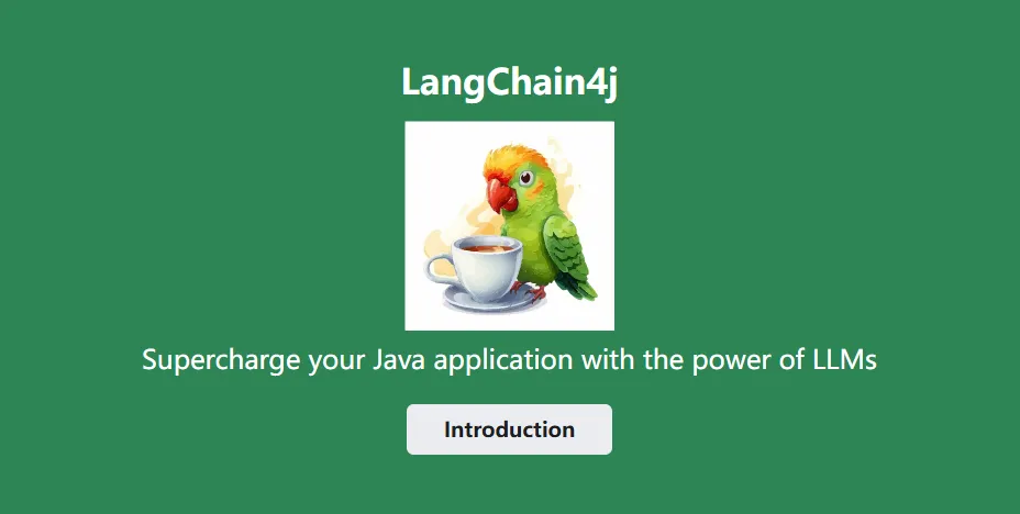 LangChain4j 教程