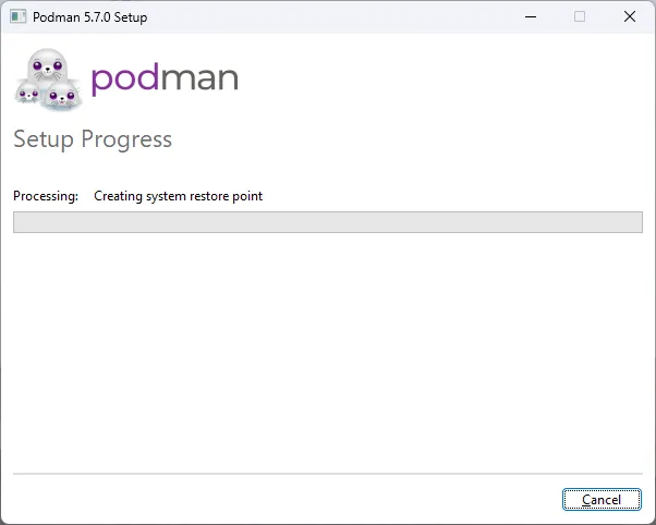 Podman 快速安装:Windows